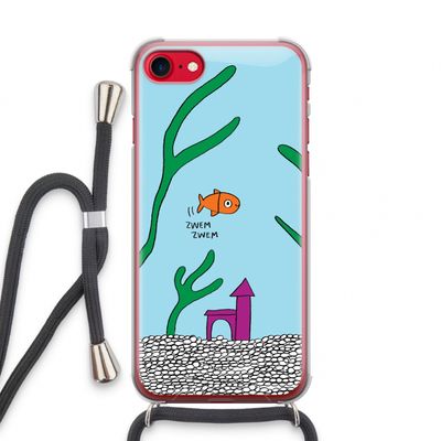 Aquarium: iPhone SE 2020 Transparant Hoesje met koord