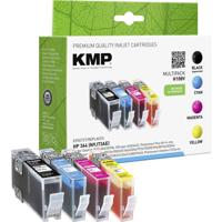 KMP Inktcartridge vervangt HP 364, N9J73AE, CB316EE, CB318EE, CB319EE, CB320EE Compatibel Combipack Zwart, Cyaan, Magenta, Geel H108V 1712,8005 - thumbnail