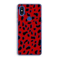 Red Leopard: Xiaomi Mi Mix 3 Transparant Hoesje