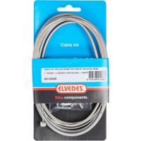 Elvedes kabelset rollerbrake brim85/55/45 achterzijde zilver