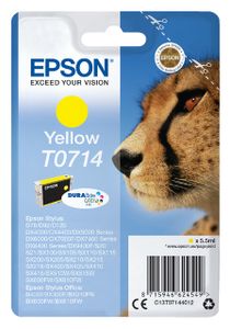 Epson Singlepack Yellow T0714 DURABrite Ultra Ink