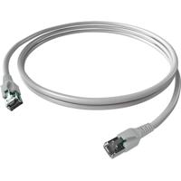 EasyLan FlexBoot Patchkabel Kat.6A, S/FTP, grijs, 0,5 m