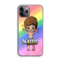 Chibi Maker man: iPhone 11 Pro Max Transparant Hoesje