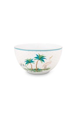 Pip Studio Kom Jolie Stippen Goud Blauw 18cm