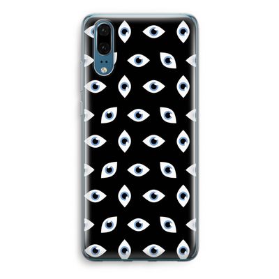 Eyes pattern: Huawei P20 Transparant Hoesje