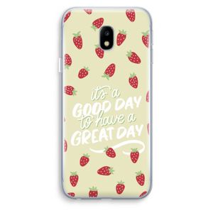 Don't forget to have a great day: Samsung Galaxy J3 (2017) Transparant Hoesje