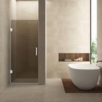 Nisdeur Wiesbaden Less 70x200 cm 8 mm Nano Vintage Brons Glas Mat Wit
