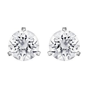 Swarovski 1800046 Oorknoppen Solitaire zilverkleurig