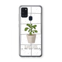 Kamerplant op vensterruit: Samsung Galaxy A21s Transparant Hoesje