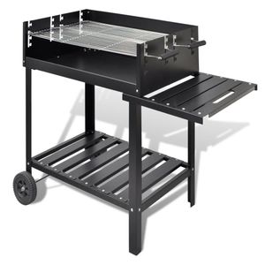 VidaXL Kolenbarbecue kota 2 wielen