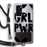 Girl Power #2: Huawei P40 Transparant Hoesje met koord