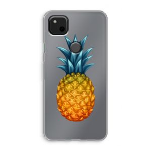 Grote ananas: Google Pixel 4a Transparant Hoesje