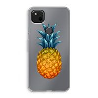 Grote ananas: Google Pixel 4a Transparant Hoesje