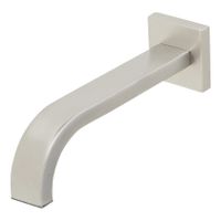 Wiesbaden Rombo inbouw uitloop 20 cm messing rvs look