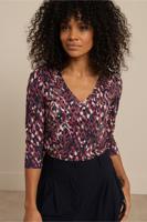 Emma leopard top - multi color - 13349