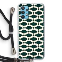 Moroccan tiles: Samsung Galaxy A32 4G Transparant Hoesje met koord