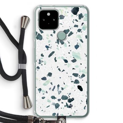 Terrazzo N°2: Pixel 5 Transparant Hoesje met koord
