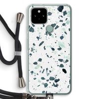 Terrazzo N°2: Pixel 5 Transparant Hoesje met koord