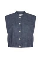 Aaiko Olivia Denim Vis 368 Gilets 193925 Night Blue