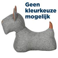 Merkloos Deurstopper hond vilt / pu assorti