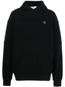 Philipp Plein hoodie Gothic Plein à manches longues - Noir