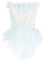 Philosophy Di Lorenzo Serafini haut corset à ornements en tulle - Bleu