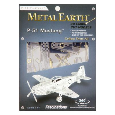 Eureka metal earth mustang p-51
