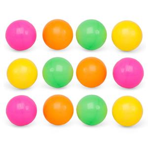 Ballenbak ballen - 40x - neon kleuren - 6 cm - Speelgoed - Ballenbakballen