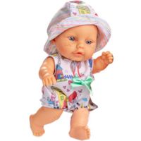 Berjuan Babypop 22 Cm Meisjes Vinyl/textiel Roze/geel/groen - thumbnail