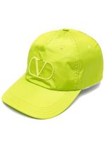 Valentino Garavani casquette en soie à logo brodé - Vert