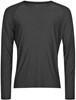 Tee Jays TJ7022 Long Sleeve CoolDry Tee - Black Melange - 3XL