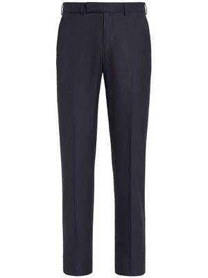Zegna pantalon de costume en laine - Bleu