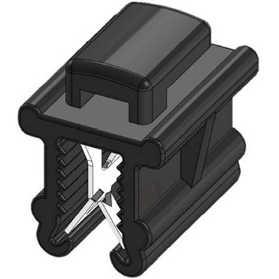 WKK 50096 Kabelbinder 200 mm 4.80 mm Zwart Kabelbundeling dwarsmontage, Hittegestabiliseerd, Weerbestendig 1 stuk(s)