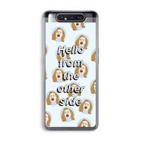 Hello: Samsung Galaxy A80 Transparant Hoesje