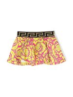 Versace Kids short de bain à imprimé baroque - Rose - thumbnail