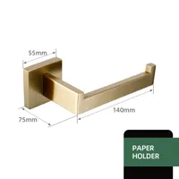 Badkamerhardware Set | RVS - Geborstelde Afwerking