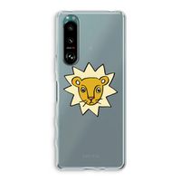Kleine leeuw: Sony Xperia 5 III Transparant Hoesje