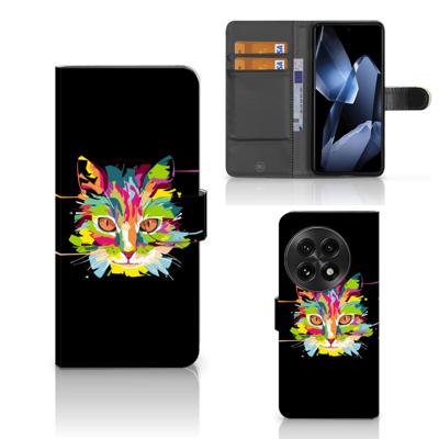 OnePlus 13 Leuk Hoesje Cat Color