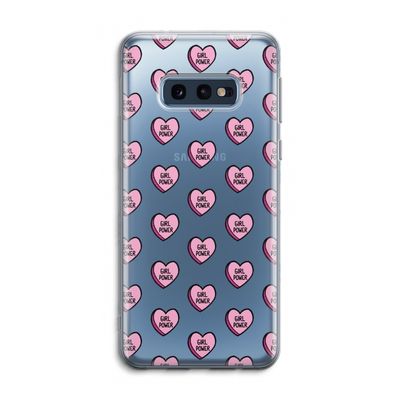GIRL POWER: Samsung Galaxy S10e Transparant Hoesje