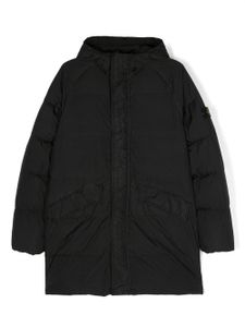 Stone Island Junior doudoune à motif Compass - Noir