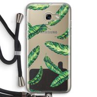 Lange bladeren: Samsung Galaxy A5 (2017) Transparant Hoesje met koord