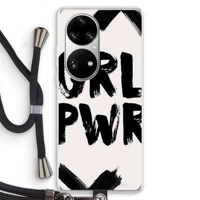 Girl Power #2: Huawei P50 Pro Transparant Hoesje met koord