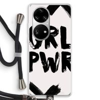Girl Power #2: Huawei P50 Pro Transparant Hoesje met koord