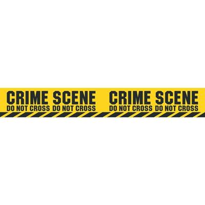 Crime Scene afzetlint/markeerlint - 6 meter - Politie/Halloween themafeest - feestartikelen