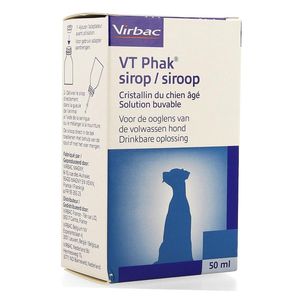 Virbac Vt Phak Siroop Ooglens Hond Drinkbare Oplossing 50ml