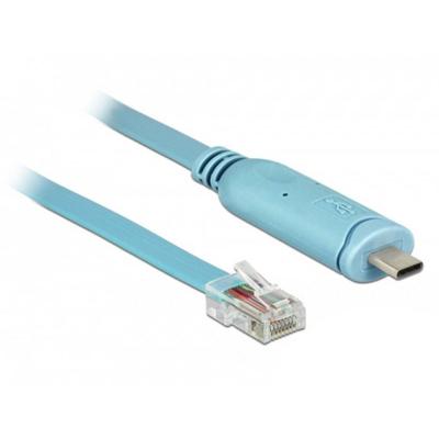 Delock USB 2.0 Adapter [1x USB-C 2.0 stekker - 1x RJ45-stekker] 63914 3 m