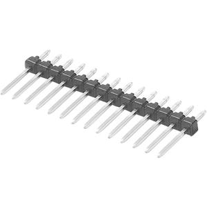 W & P Products Male header (standaard) Aantal rijen: 1 Aantal polen per rij: 14 943-13-014-00 1 stuk(s)