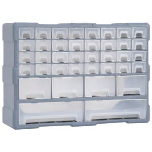 VidaXL Organiser met 38 lades 52x16x37,5 cm
