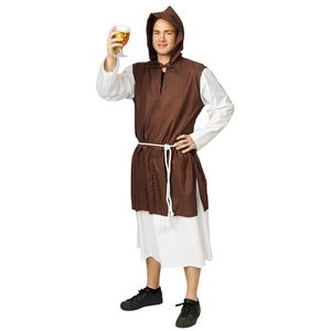 Bier brouwers monniken verkleed pak/kostuum heren 58 (2XL)  -