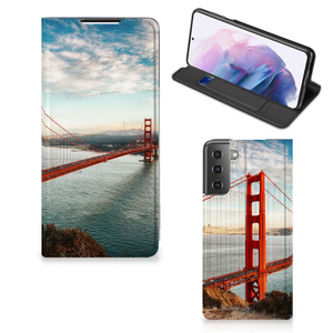 Samsung Galaxy S21 Plus Book Cover Golden Gate Bridge